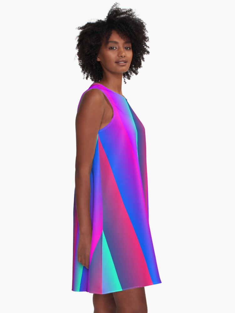 Neon light color pattern retro 80's vibe