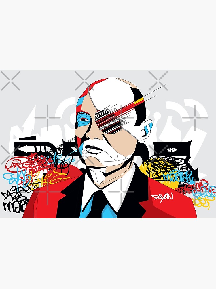 Moshe Dayan - Pop Art Israeli leader by SMIGONLINE