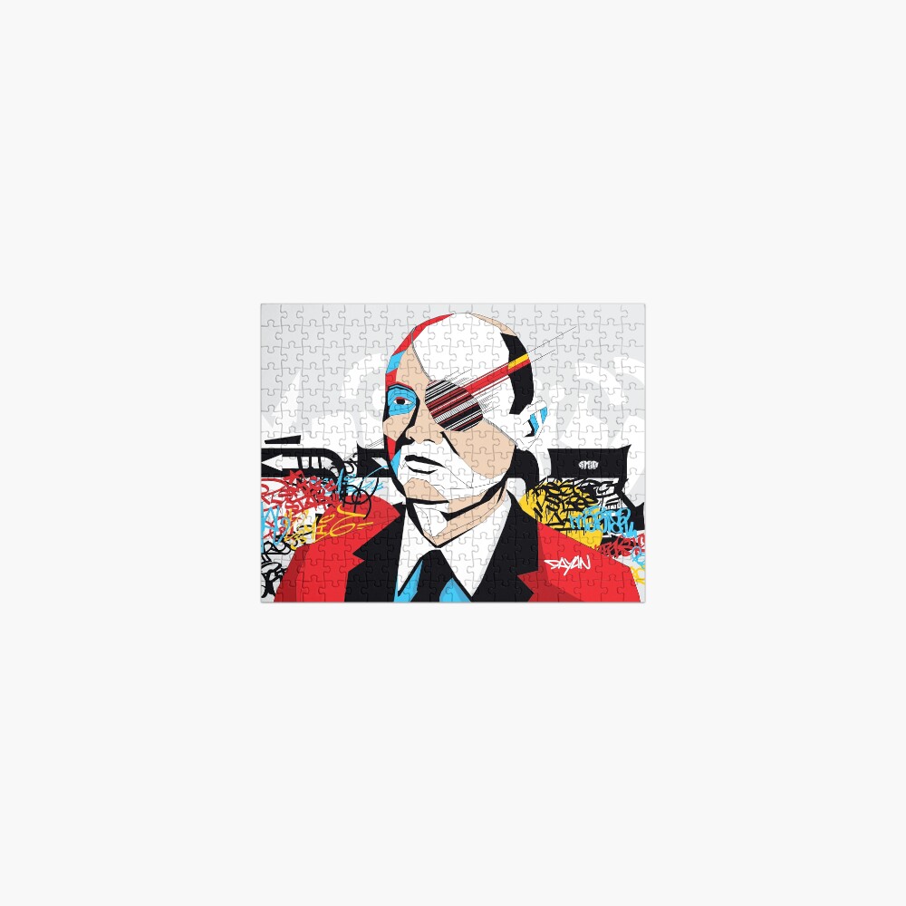Moshe Dayan - Pop Art Israeli leader Jigsaw Puzzle