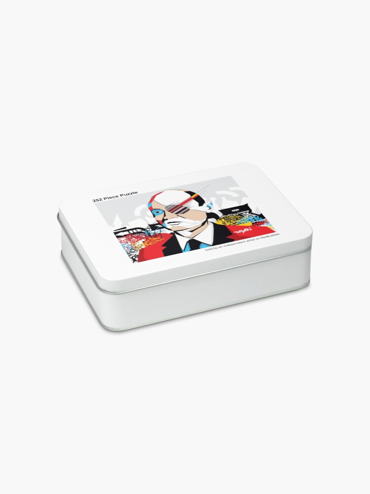 Alternate view of Moshe Dayan - Pop Art Israeli leader Jigsaw Puzzle