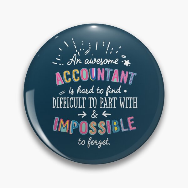 Artikelvorschau, An awesome Accountant Gift Idea - Impossible to Forget Quote entworfen und verkauft von betternotes.