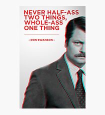 Ron Swanson Fotodruck