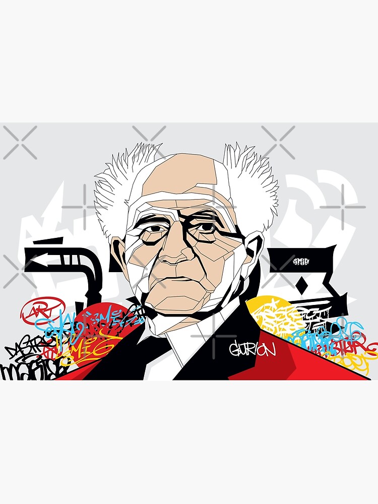 David Ben-Gurion - Pop Art Israeli leader by SMIGONLINE