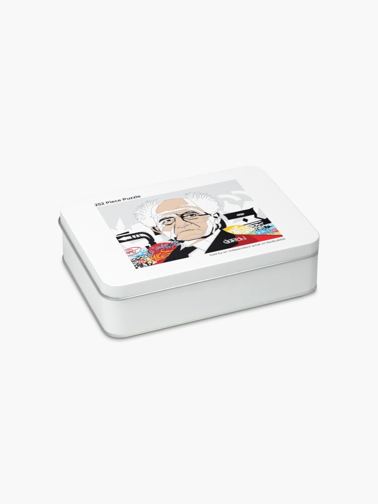 Alternate view of David Ben-Gurion - Pop Art Israeli leader Jigsaw Puzzle