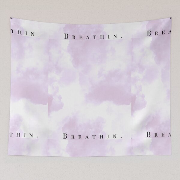 Item preview, Purple clouds with breathin text  designed and sold by Budoorsaeedoo.