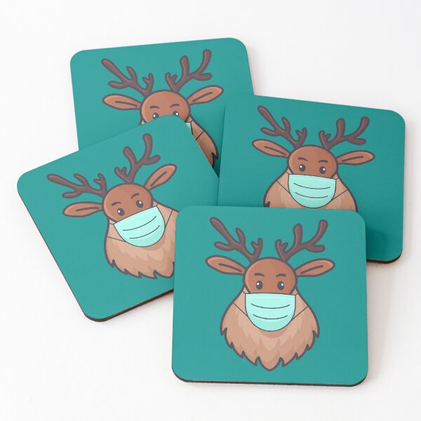 Item preview, Reindeer wearing a mask designed and sold by Statim.