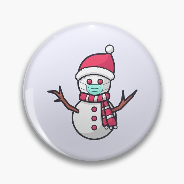 Artikelvorschau, Schneemann trägt eine Maske entworfen und verkauft von Statim.