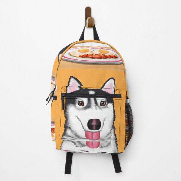 Item preview, Copy of Dmitri the Husky eats Bacon and Eggs designed and sold by DigandDig.