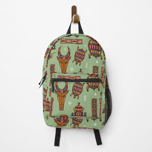 Item preview, Africa Fiesta - Green Background designed and sold by Amandeen.