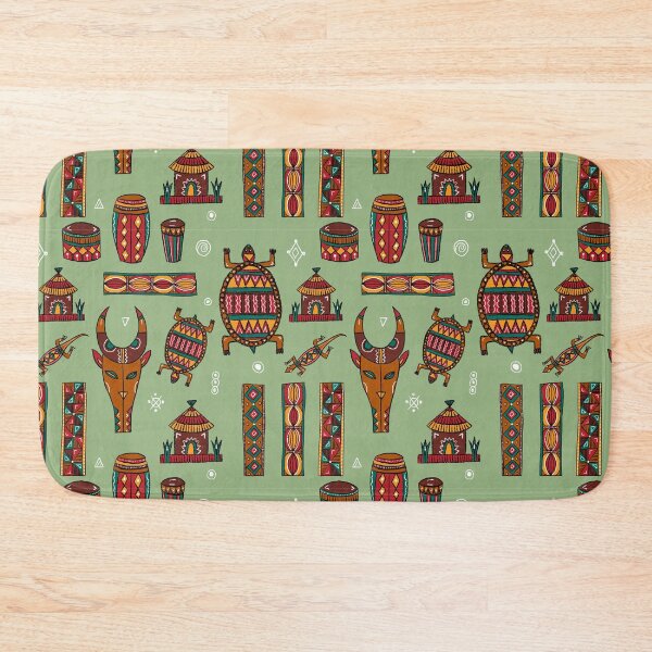 Item preview, Africa Fiesta - Green Background designed and sold by Amandeen.