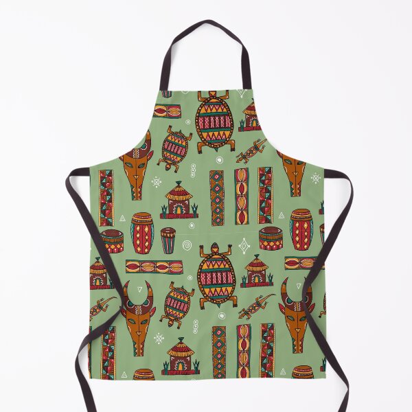Item preview, Africa Fiesta - Green Background designed and sold by Amandeen.