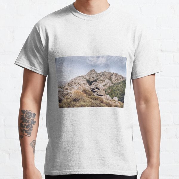 Mountain photo on Corsica in summer Classic T-Shirt