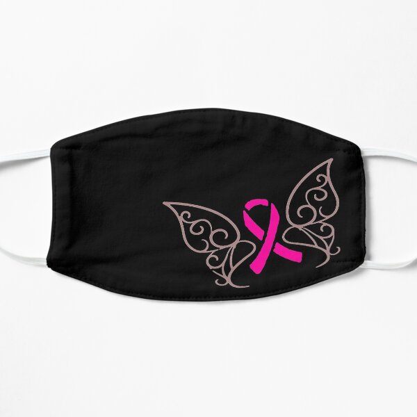 Breast Cancer Butterfly Face Mask | Cancer Awareness Mask | Breast Cancer Awareness Face Mask | Pink Ribbon | Reusable Masks | Washable Mask Mask