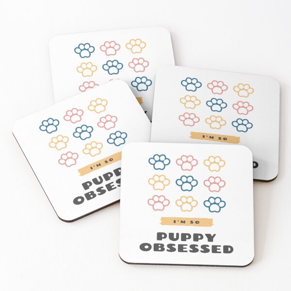 Item preview, I’m So Puppy Obsessed Puppy Paws Dog Lover Cute designed and sold by IBMClothing.