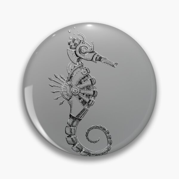 Item preview, Mechanical Steampunk Seahorse - Zach Delorenzo designed and sold by Zach Delorenzo.