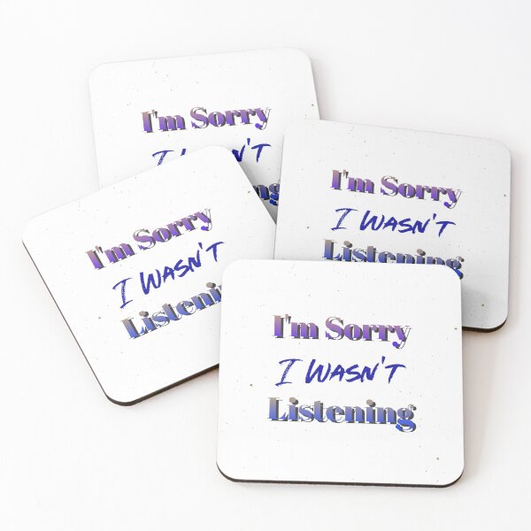 Item preview,  funny, listening, humor, sarcastic, joke, not listening designed and sold by jrenterprise.