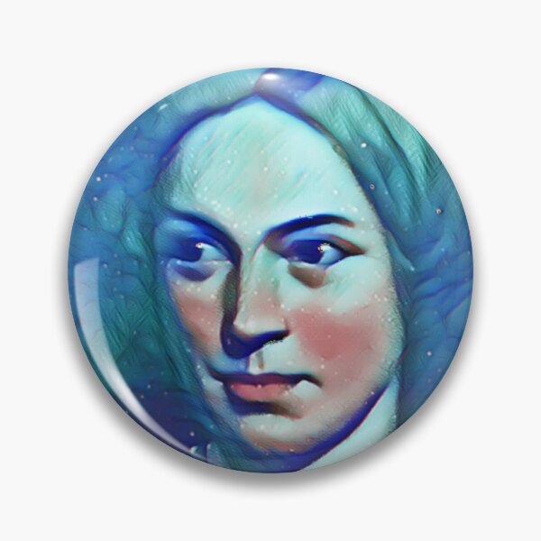 Item preview, Charlotte Brontë in winter colors designed and sold by Pelikancrazy.