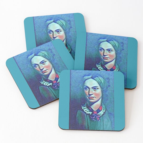 Item preview, Charlotte Brontë in winter colors designed and sold by Pelikancrazy.