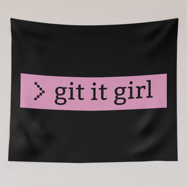 Item preview, Git it Girl - for programmer and web developper girls and women - Pink designed and sold by LookFrog.