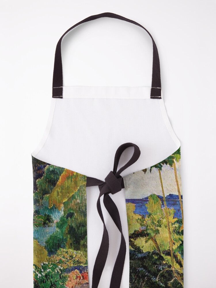 Alternate view of Gauguin - Martinique Landscape, beautiful tropical painting Apron