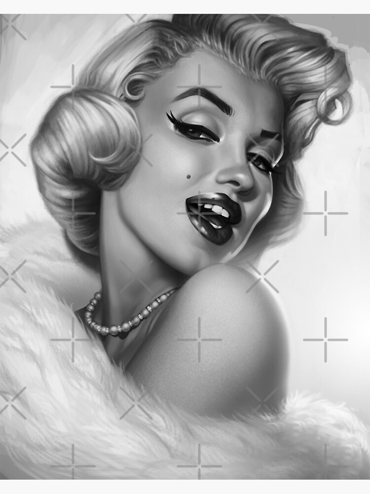 Autocollant Marilyn Monroe Cartoon