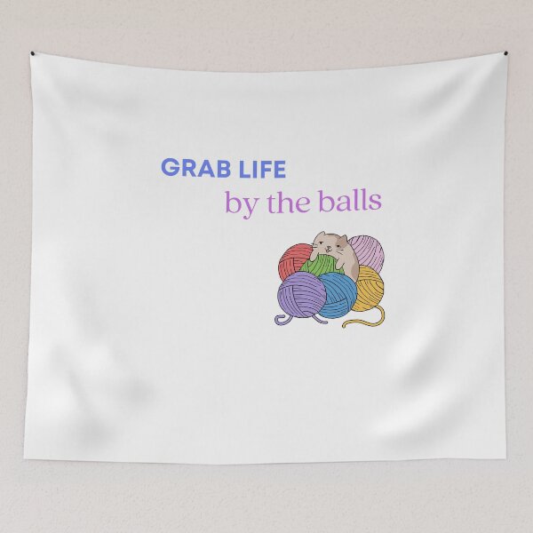 Item preview, Grab Life by the Balls designed and sold by Knitterty.