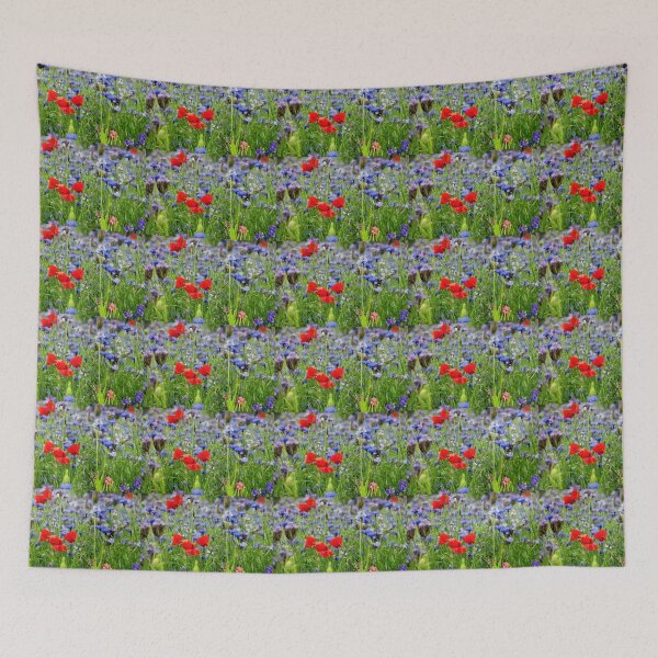 Item preview, Poppies and Cornflowers growing wild designed and sold by Violaman.