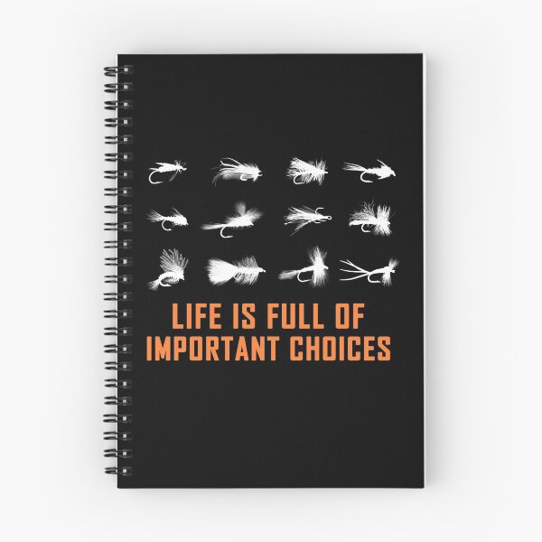 Item preview, Life is full of important choices,gift for fly Fishing lovers designed and sold by Space Art.