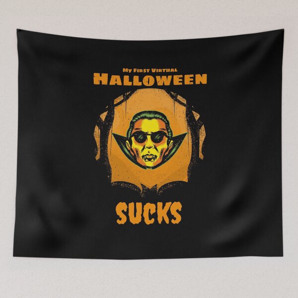 Item preview, My First Virtual Halloween Sucks designed and sold by Hey-Nice-Shirt.