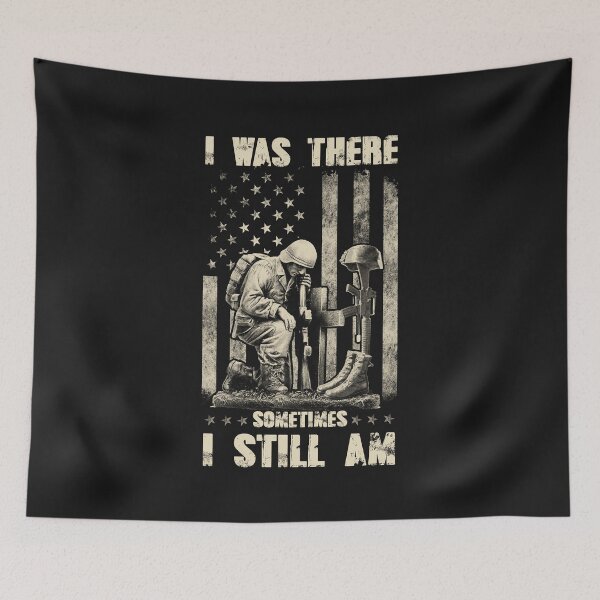 Item preview, I Was There Sometimes I Still Am Veteran For Men designed and sold by CreativeGift.