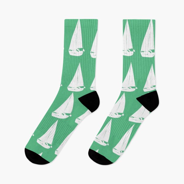 Item preview, Sailboats pattern on tiffany background designed and sold by Aura-E.