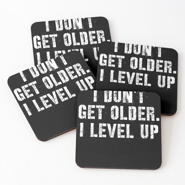 Item preview, I Dont' Get Older I Level Up designed and sold by golubdacha.