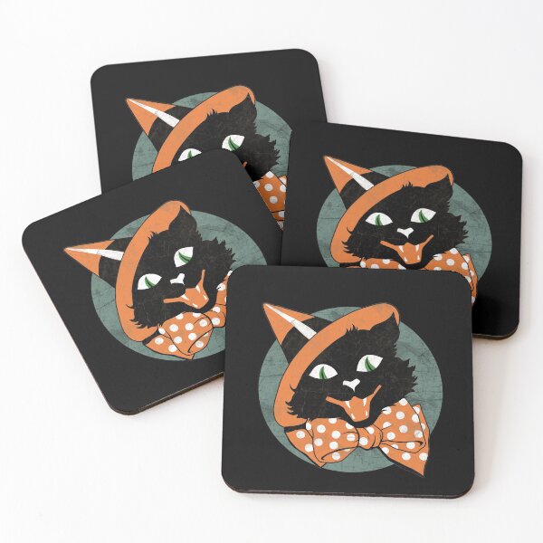 Item preview, Vintage Halloween Black Cat designed and sold by ValentinaHramov.