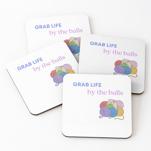 Item preview, Grab Life by the Balls designed and sold by Knitterty.