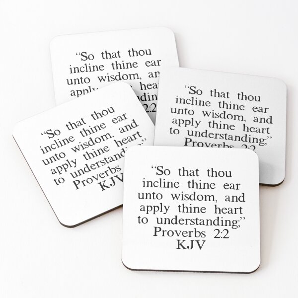 Item preview, Proverbs 2:2 KJV designed and sold by IBMClothing.