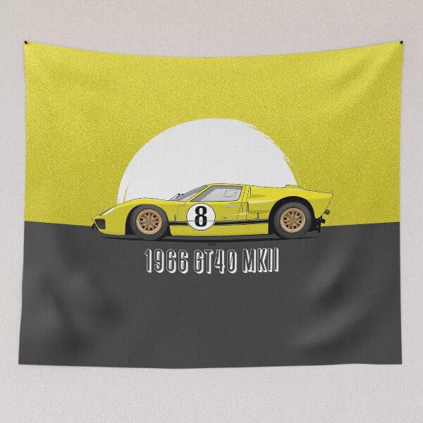 Item preview, GT40 1966 yellow car designed and sold by Keyur44.