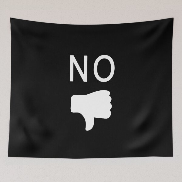 Item preview, No thumbs down black designed and sold by Roy Store.