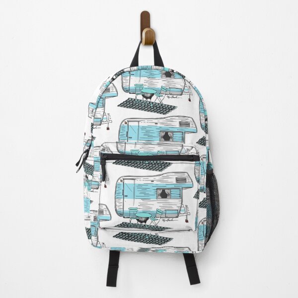 Item preview, Small Blue and White Camper designed and sold by Michael Garber.