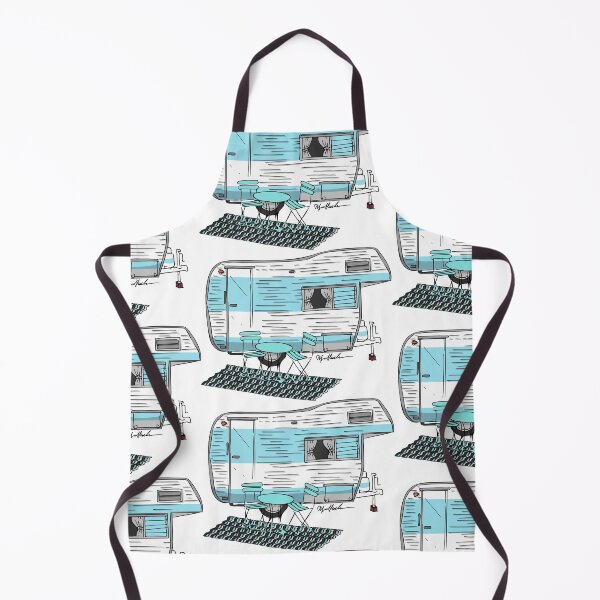 Item preview, Small Blue and White Camper designed and sold by Michael Garber.