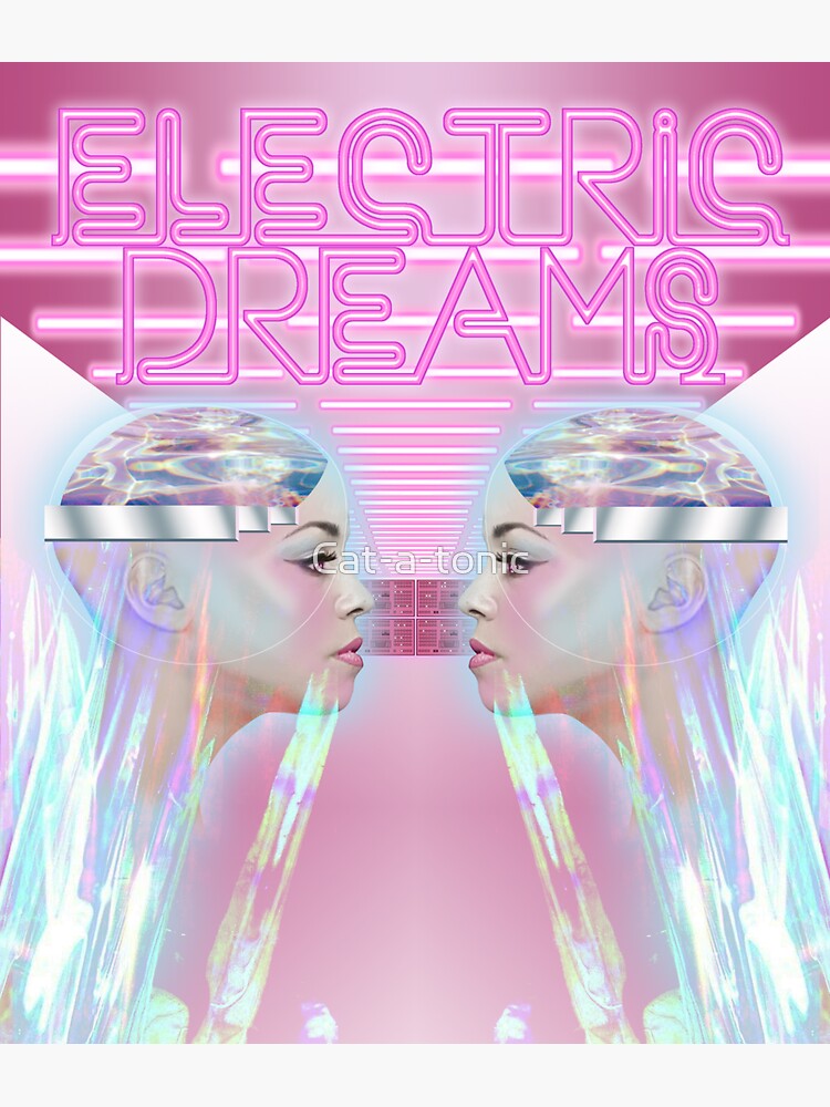 "Electric Dreams" Sticker for Sale by Catatonic Redbubble