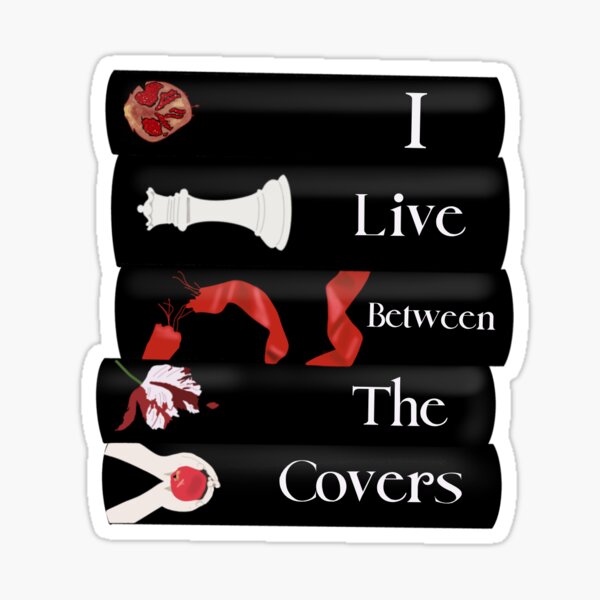 Twilight - I live Between the Covers Sticker