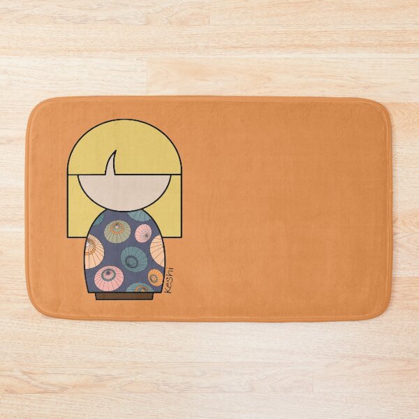 Item preview, Japanese Kokeshi Doll Blue designed and sold by lmcvinco.
