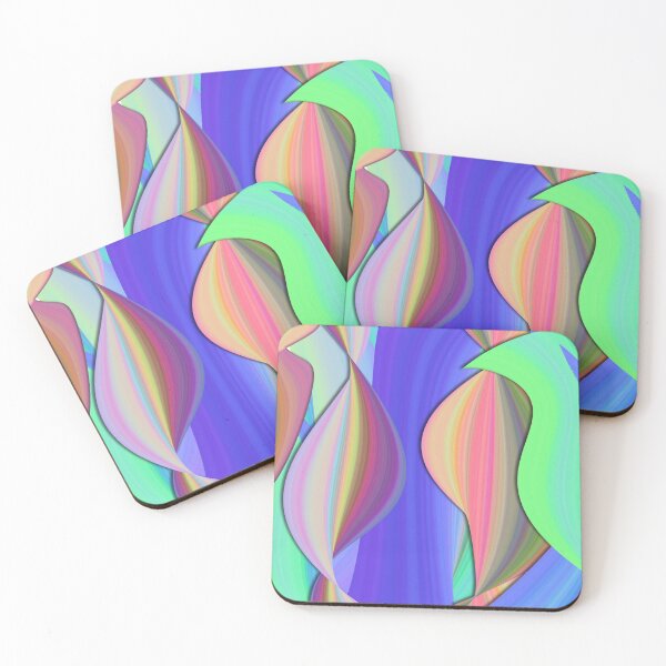 Item preview, Colorful Abstract stretched canvas designed and sold by tripanthias.