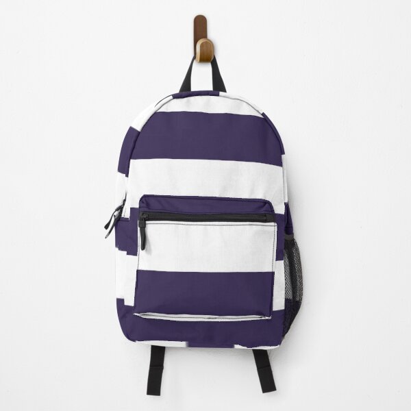Item preview, Medium NAVY BLUE and WHITE Horizontal STRIPES designed and sold by RachelMacht.