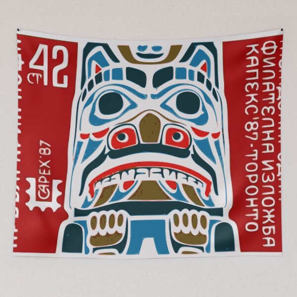 Item preview, Totem Pole Stamp T-Shirt, gift, mug, hoodie designed and sold by shakmati.