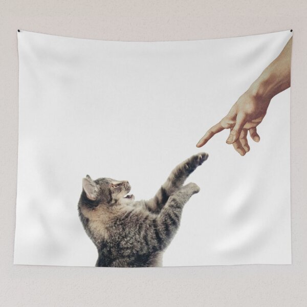 Item preview, Adam and god hands, cat paws  designed and sold by avit1.