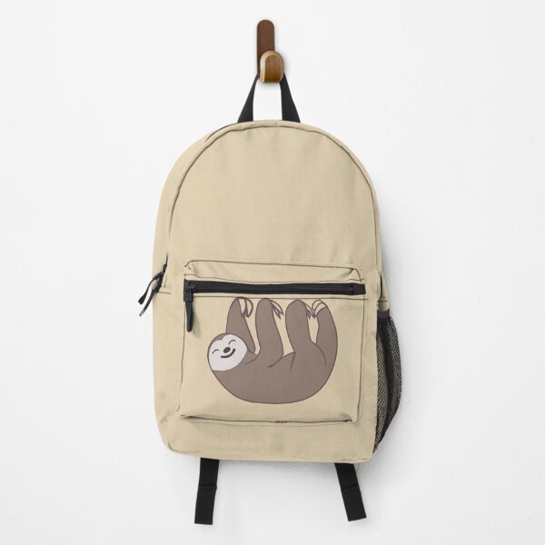 Item preview, Furry brown sleepy smiling sloth (minimalist anime) designed and sold by Deegital18.