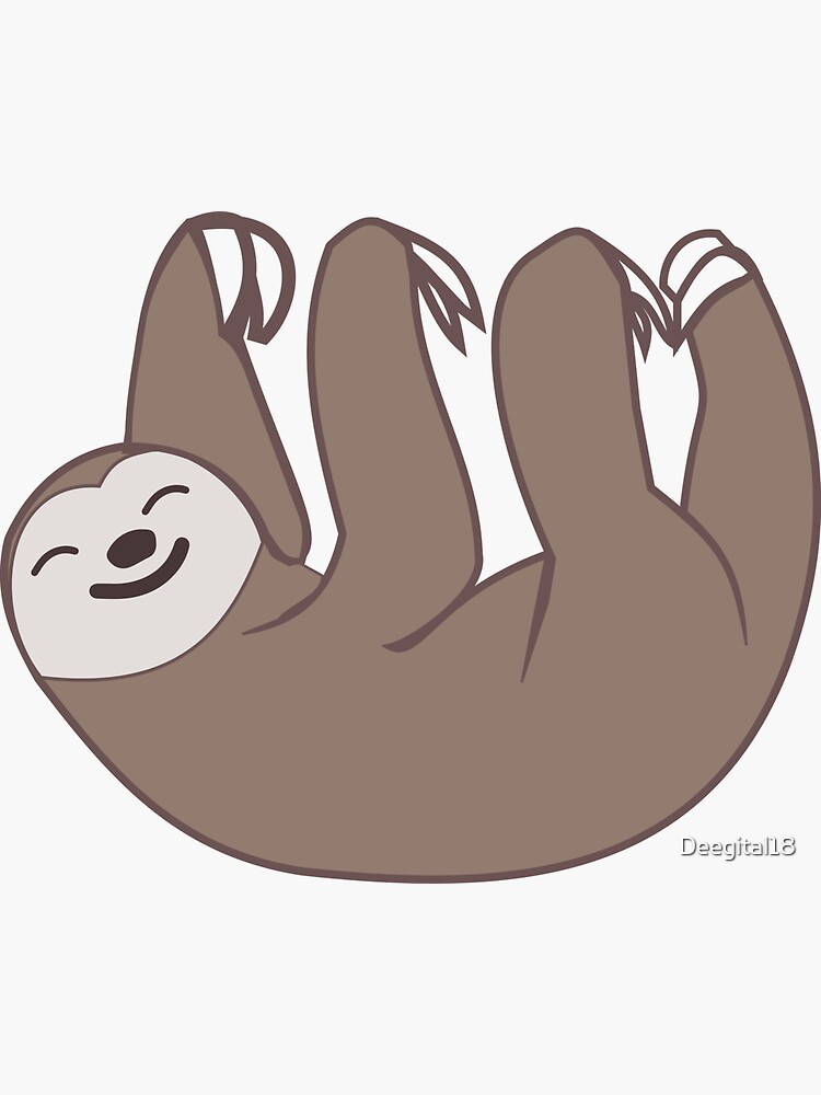 Japanese Sloth Manga Anime Coloring Page · Creative Fabrica