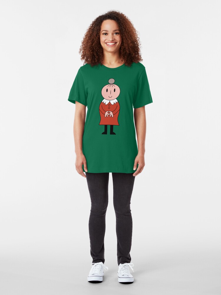 Alternate view of NDVH Aunt Flo Slim Fit T-Shirt