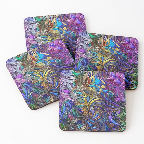 Item preview, Peacock Embossed Metallic Baroque  designed and sold by WisdomInspired.